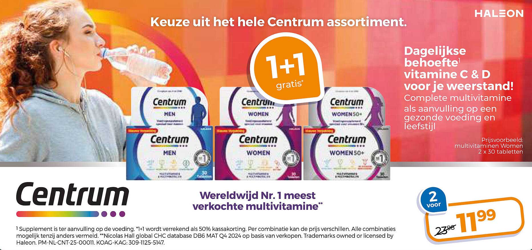 Centrum 1+1 gratis