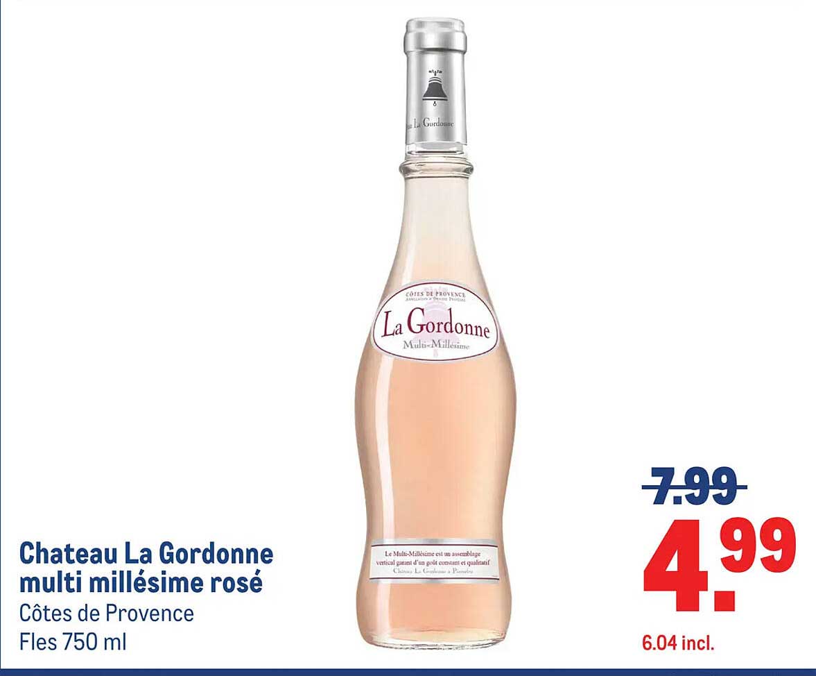 Chateau La Gordonne multi millésime rosé
