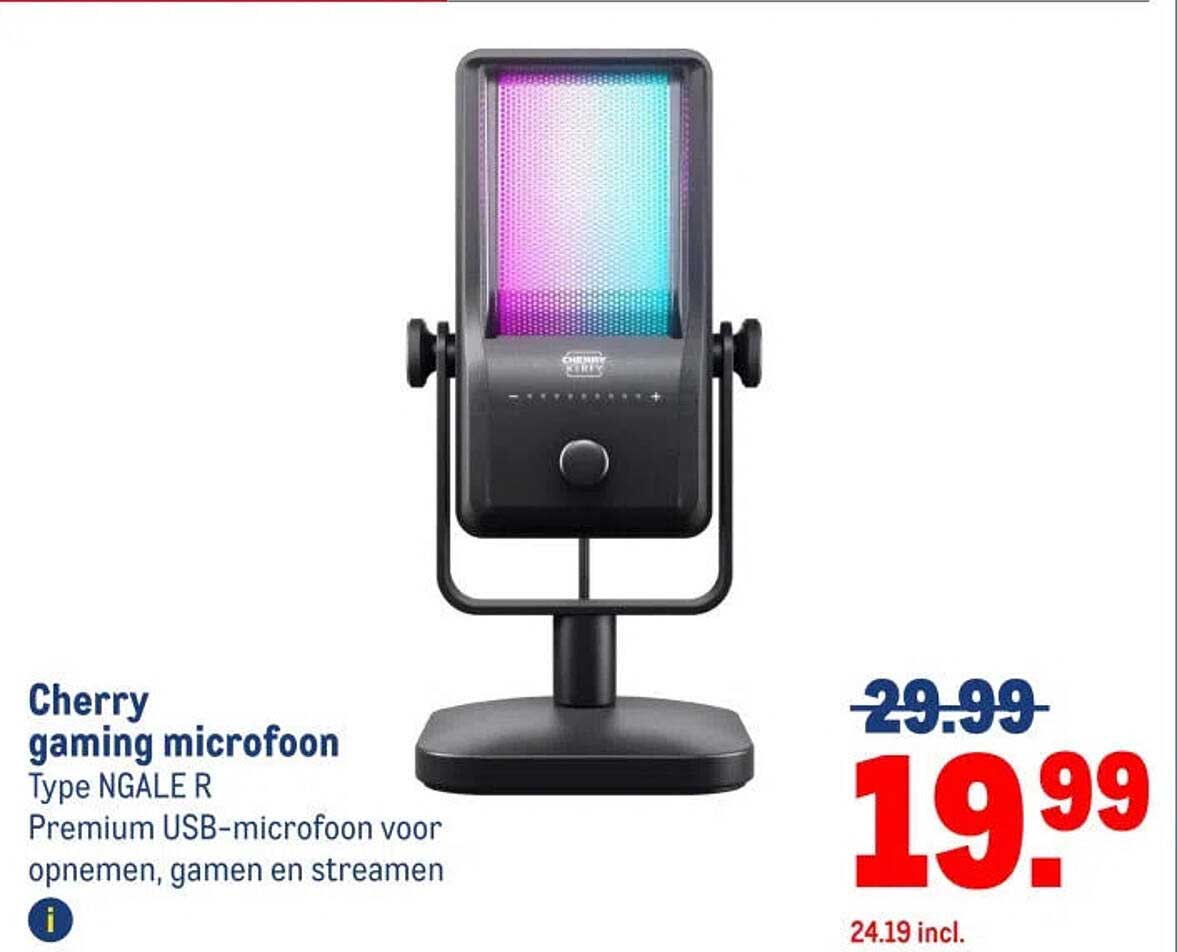 Cherry gaming microfoon Type NGALE R