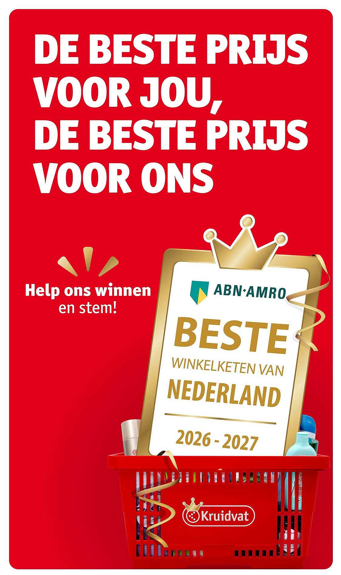 DE BESTE PRIJS VOOR JOU, DE BESTE PRIJS VOOR ONS