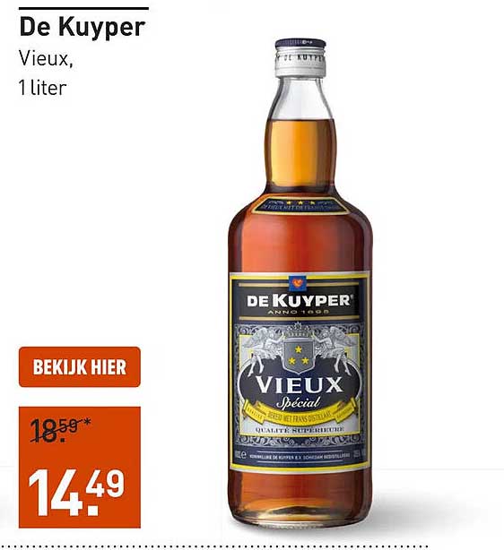 De Kuyper Vieux, 1 liter