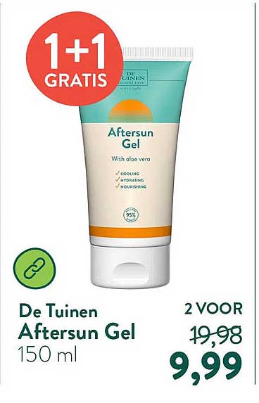De Tuinen Aftersun Gel 150 ml 1+1 GRATIS