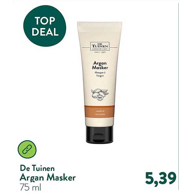 De Tuinen Argan Masker 75 ml