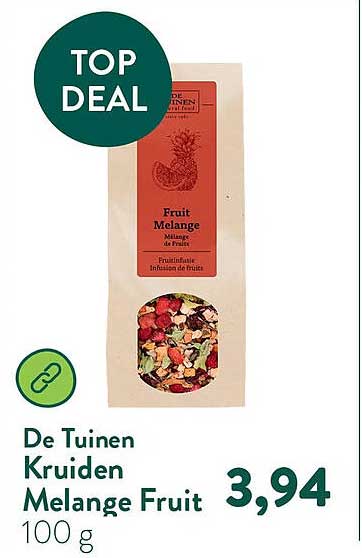 De Tuinen Kruiden Melange Fruit 100 g TOP DEAL