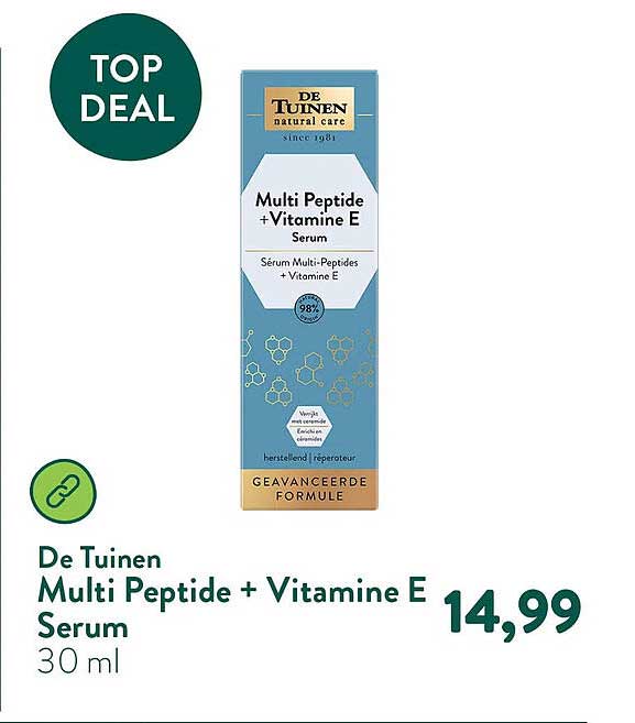 De Tuinen Multi Peptide + Vitamine E Serum 30 ml