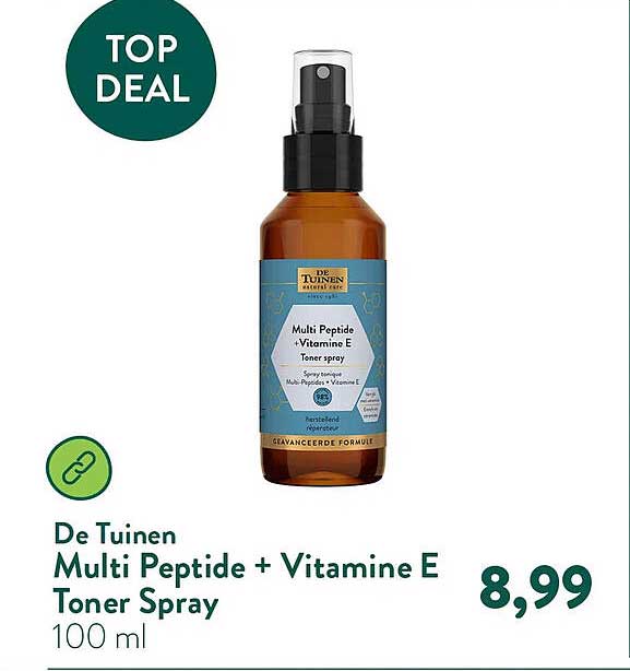 De Tuinen Multi Peptide + Vitamine E Toner Spray
