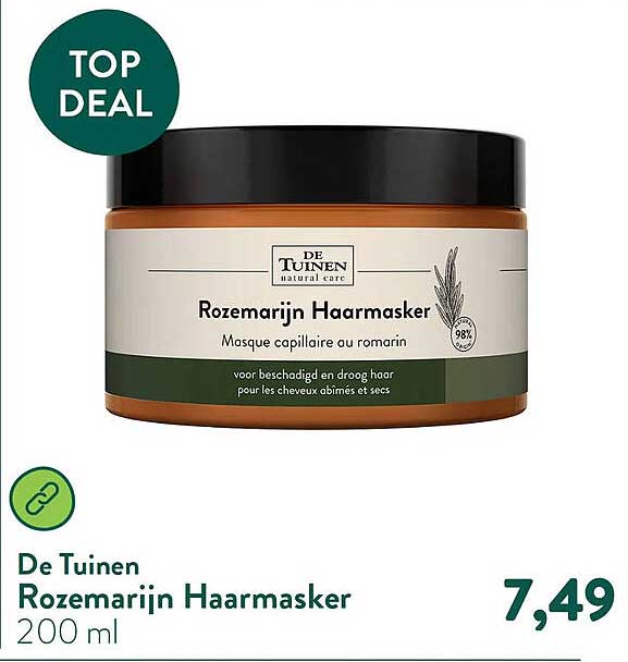 De Tuinen Rozemarijn Haarmasker