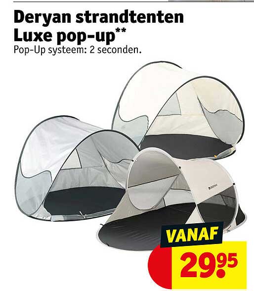 Deryan strandtenten Luxe pop-up**