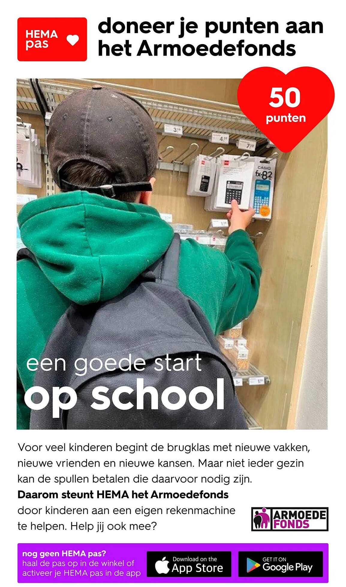 doneer je punten aan het Armoedefonds