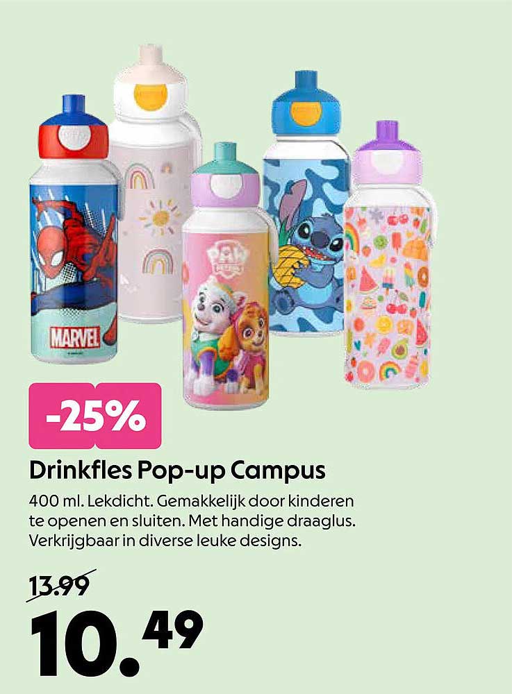Drinkfles Pop-up Campus -25%