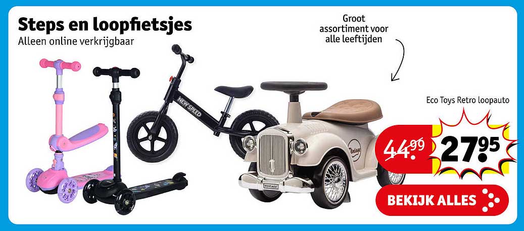 Eco Toys Retro loopauto