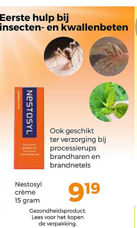 Eerste hulp bij insecten- en kwallenbeten