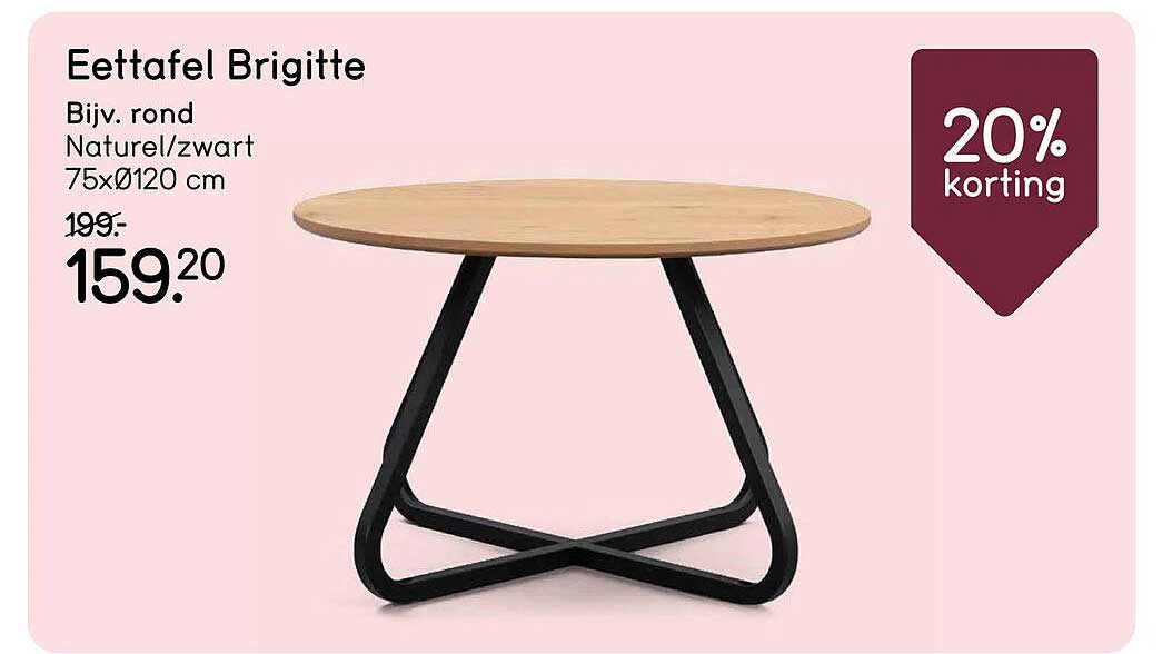 Eettafel Brigitte
