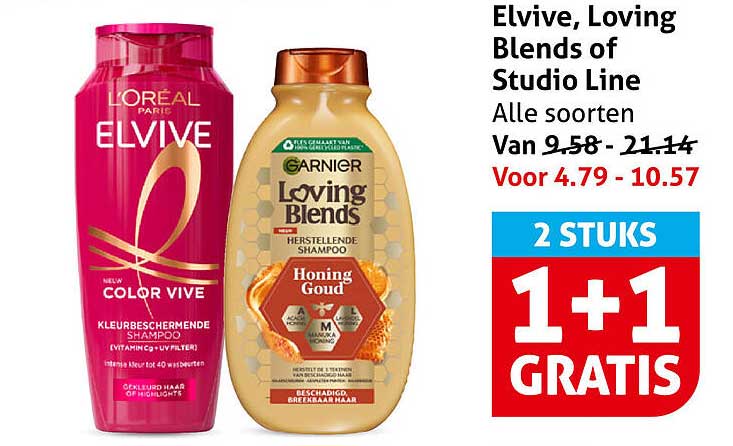 Elvive, Loving Blends of Studio Line Alle soorten 1+1 gratis