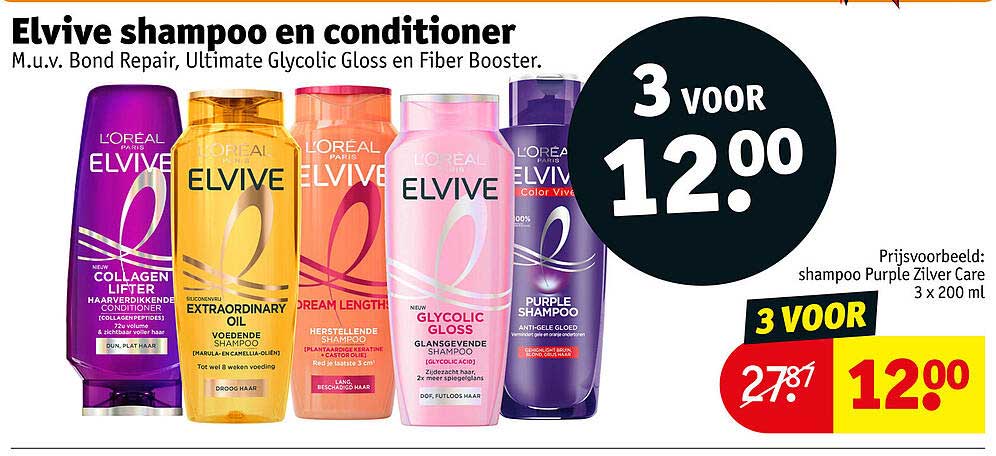 Elvive shampoo en conditioner