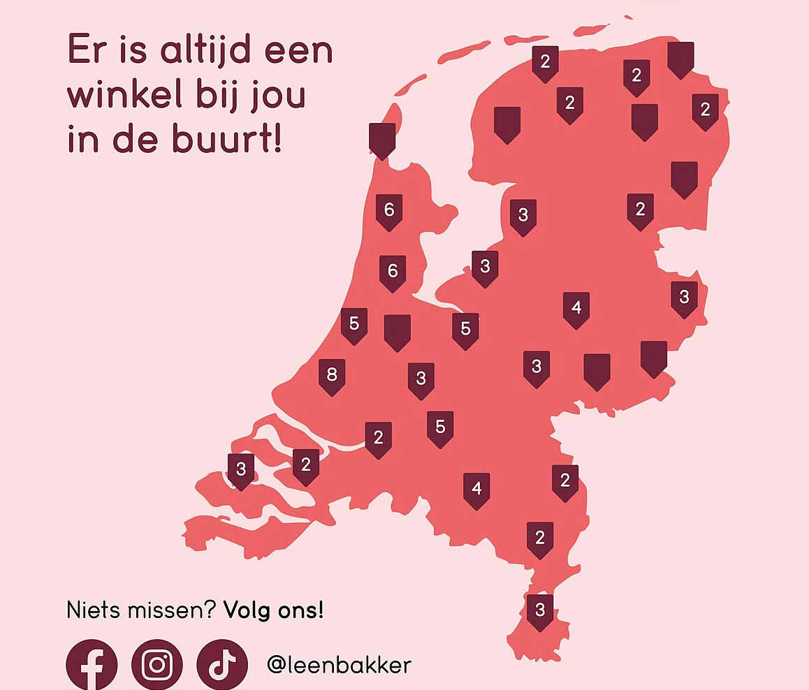 Er is altijd een winkel bij jou in de buurt!