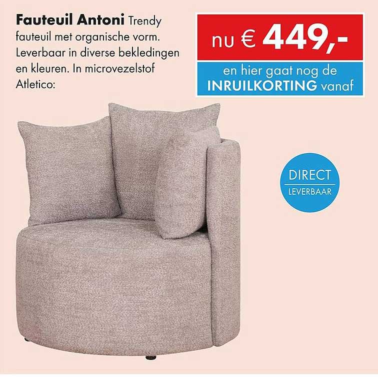 Fauteuil Antoni Trendy