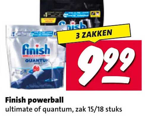 Finish powerball ultimate of quantum, zak 15/18 stuks 3 ZAKKEN