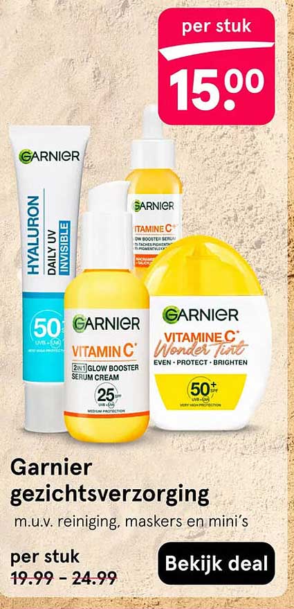 Garnier gezichtsverzorging