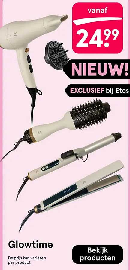 Glotime NIEUW! EXCLUSIEF bij Etos