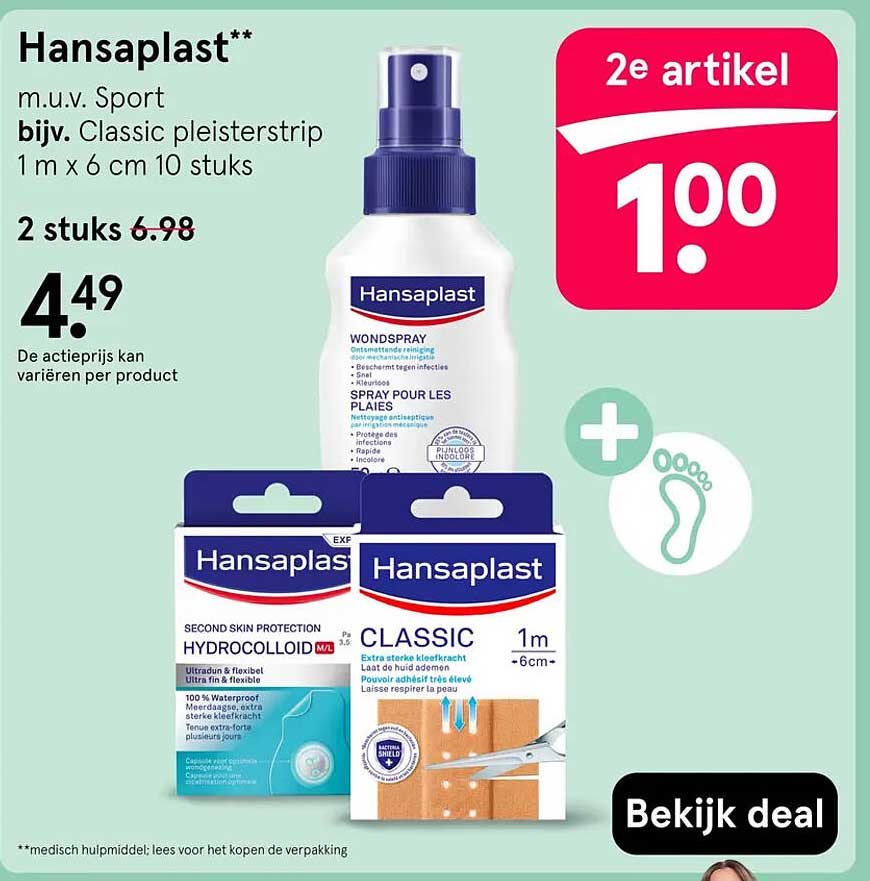 Hansaplast** 2e artikel