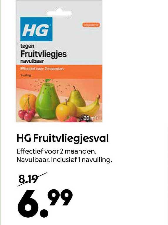 HG Fruitvliegjesval