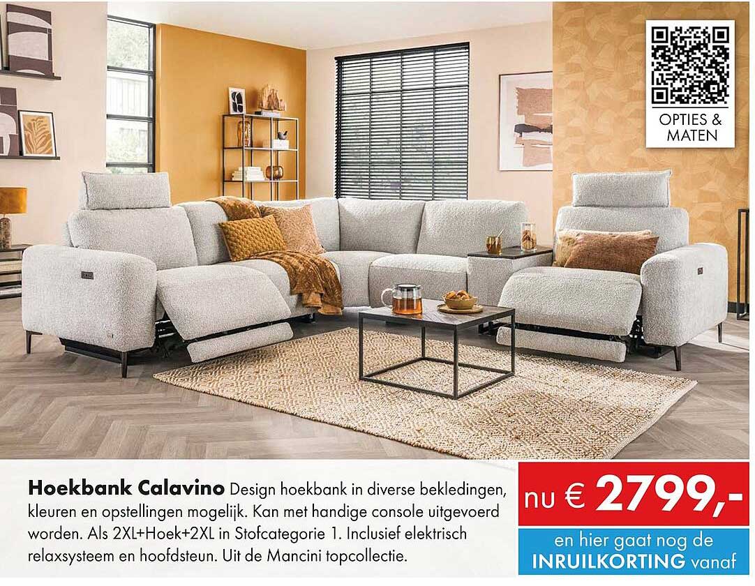 Hoekbank Calavino