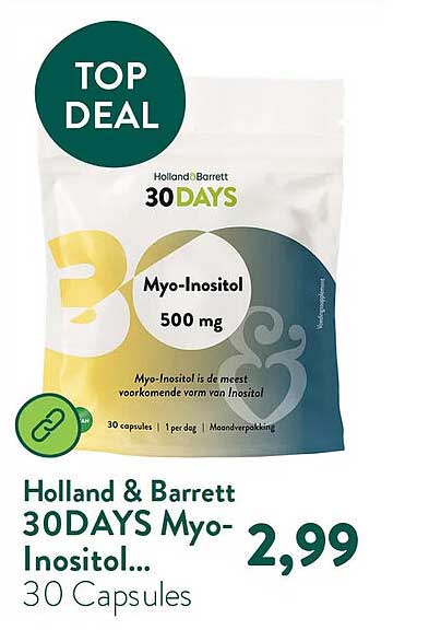 Holland & Barrett 30DAYS Myo-Inositol... 30 Capsules