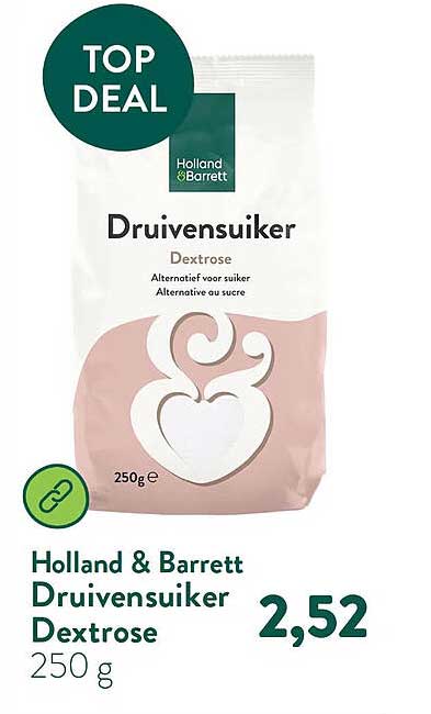 Holland & Barrett Druivensuiker Dextrose 250 g