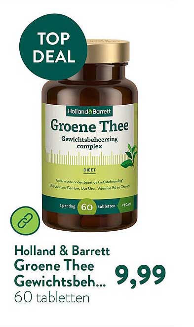 Holland & Barrett Groene Thee Gewichtsbeh... 60 tabletten