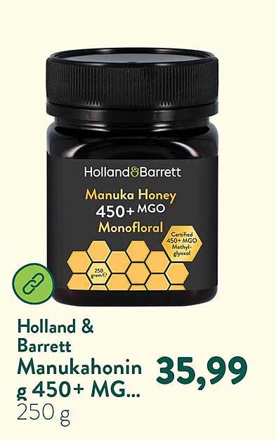 Holland & Barrett Manukahoning 450+ MG... 250 g