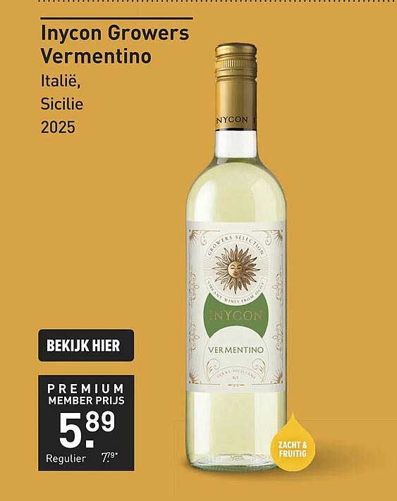 Inycon Growers Vermentino Italië, Sicilie 2025