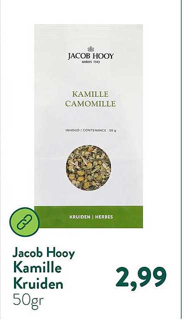 Jacob Hooy Kamille Kruiden 50gr