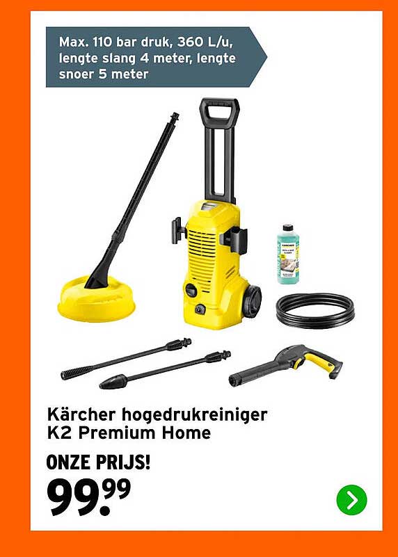 Kärcher hogedrukreiniger K2 Premium Home