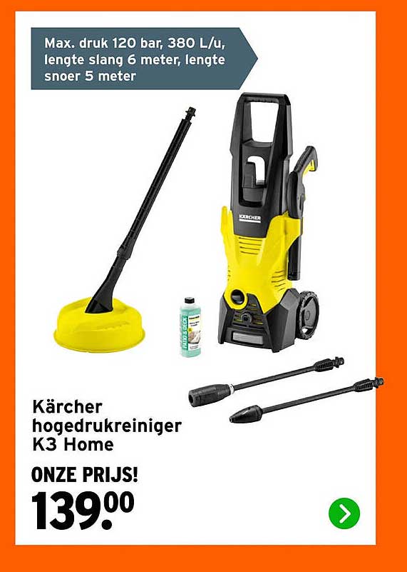Kärcher hogedrukreiniger K3 Home