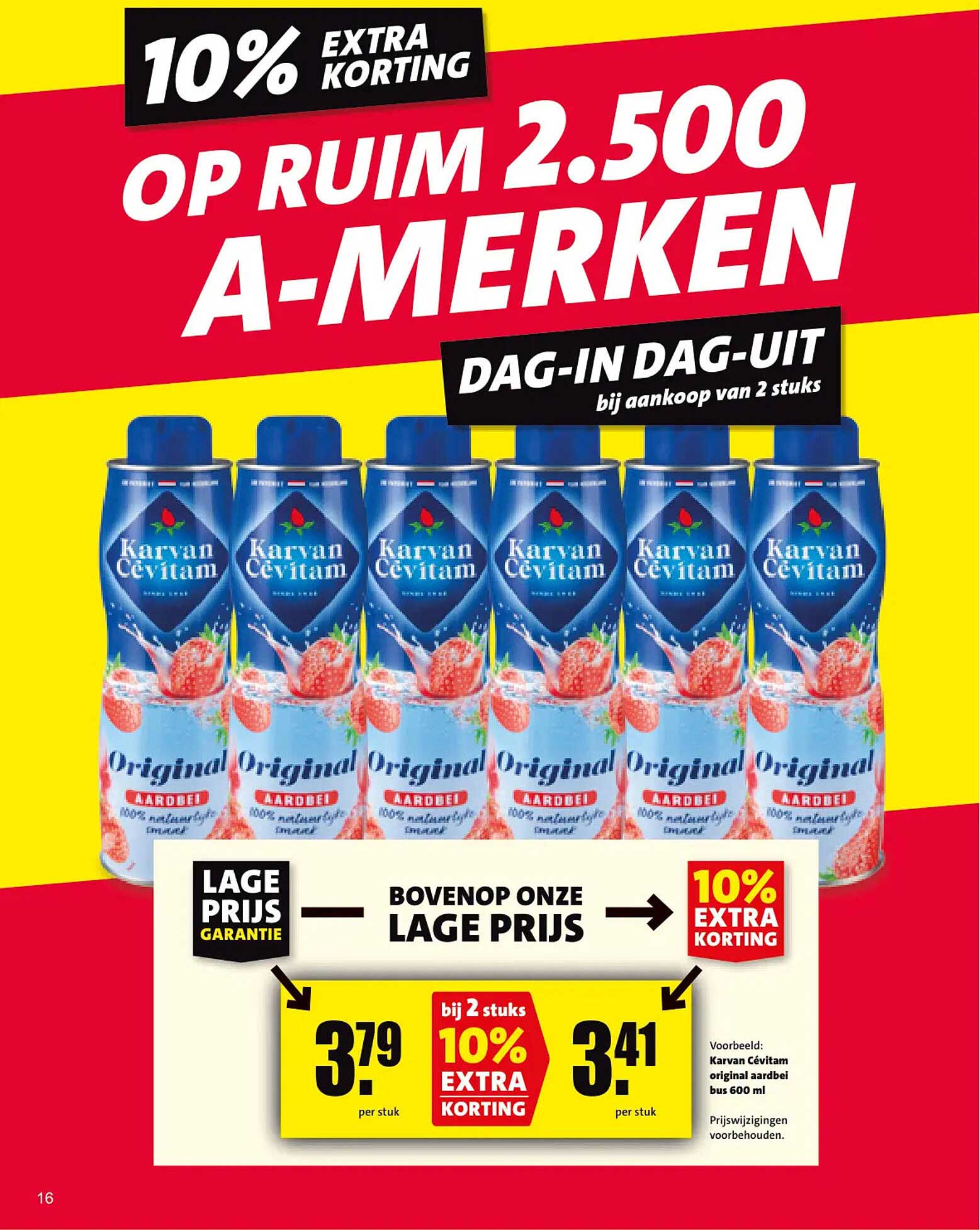 Karvan Cévitam original aardbei bus 600 ml 10% extra korting