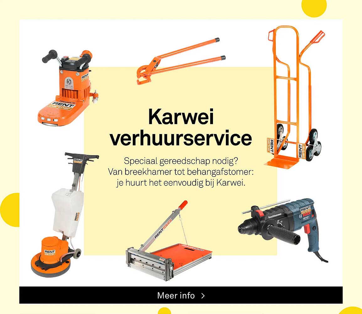 Karwei verhuurservice