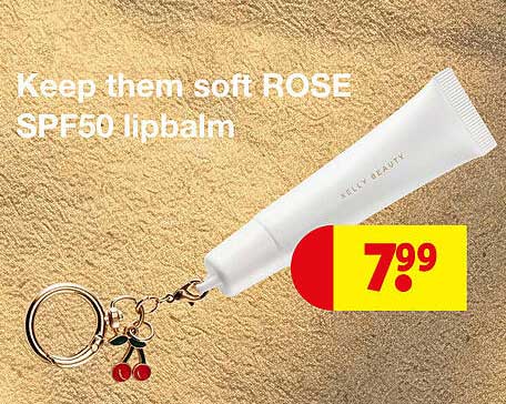 Keep them soft ROSE SPF50 lipbalm