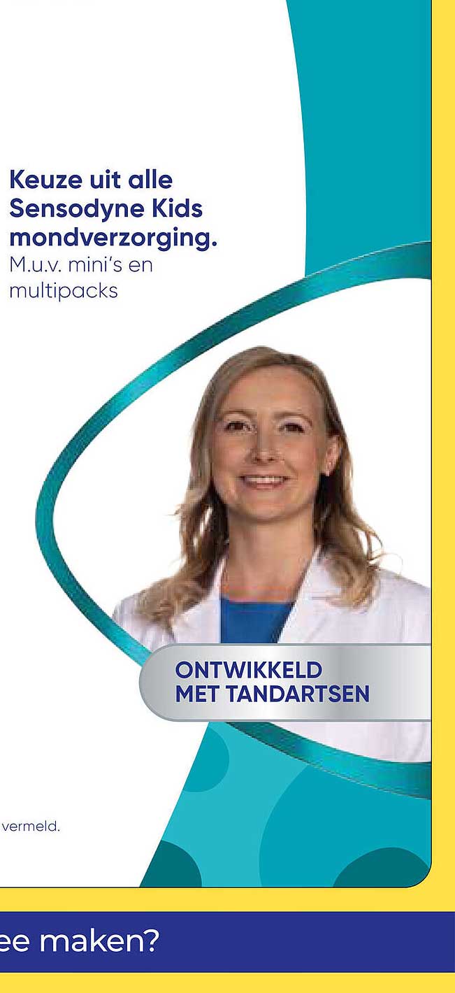 Keuze uit alle Sensodyne Kids mondverzorging. M.u.v. mini’s en multipacks
