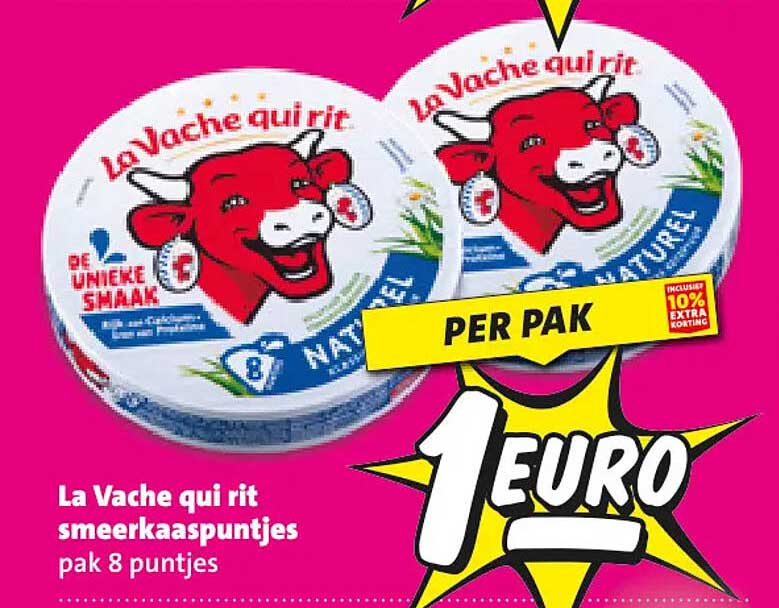 La Vache qui rit smeerkaaspuntjes pak 8 puntjes