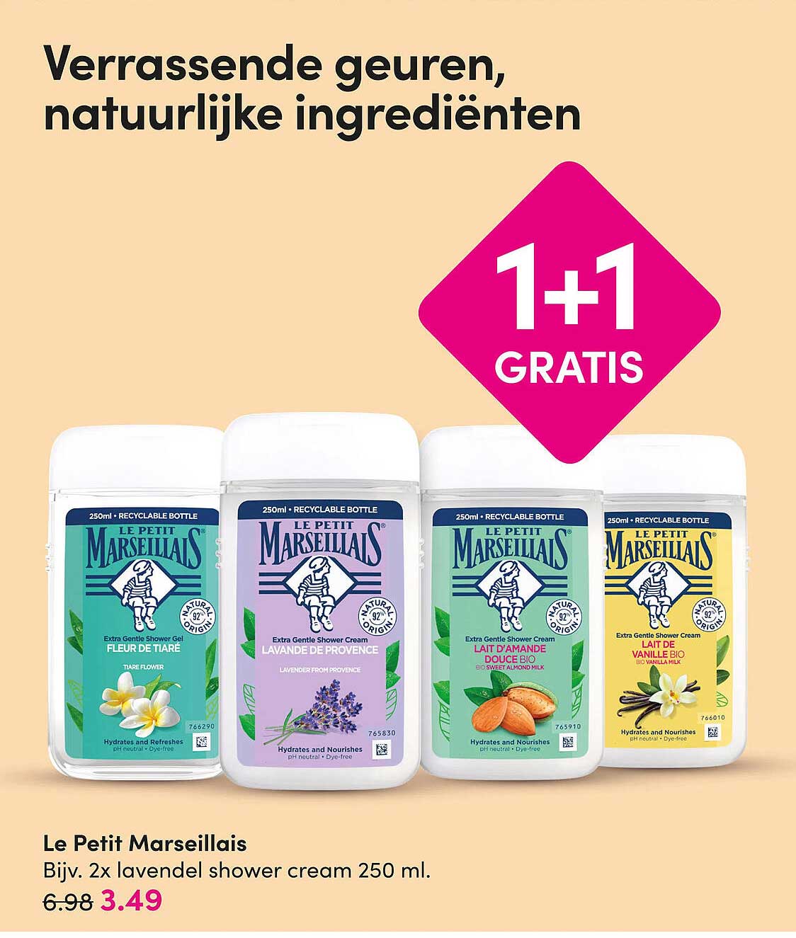 Le Petit Marseillais 1+1 gratis