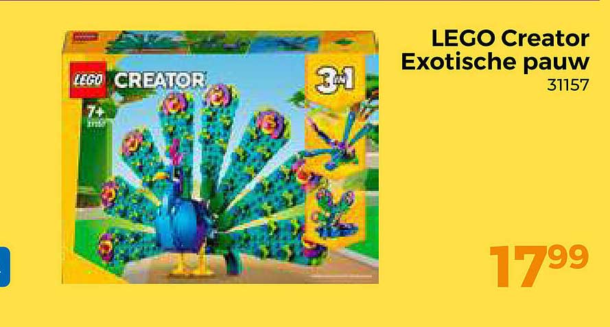 LEGO Creator Exotische pauw 31157