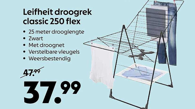 Leifheit droogrek classic 250 flex