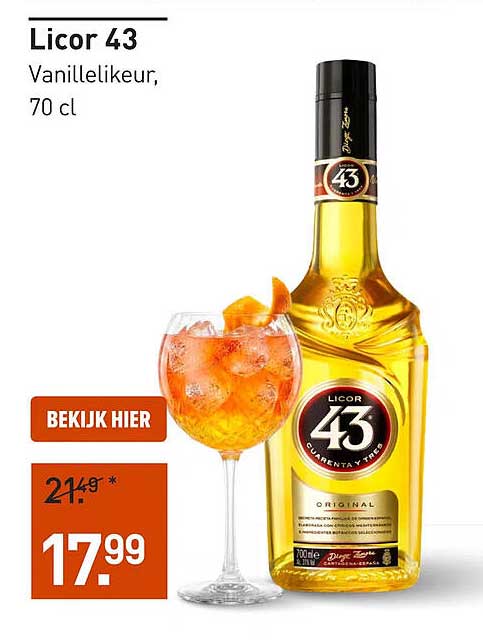 Licor 43 Vanillelikeur, 70 cl