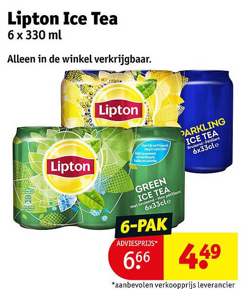 Lipton Ice Tea 6 x 330 ml