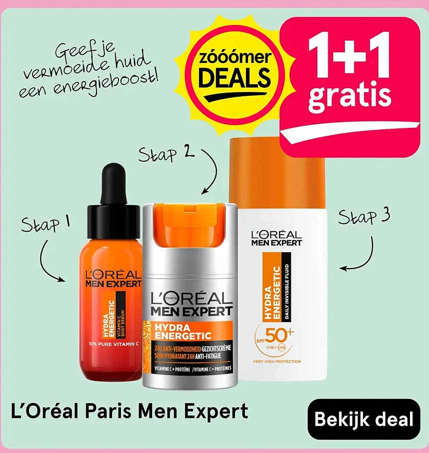 L’Oréal Paris Men Expert 1+1 gratis