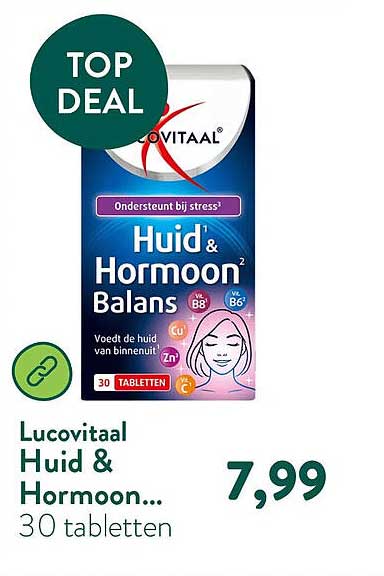 Lucovitaal Huid & Hormoon... 30 tabletten