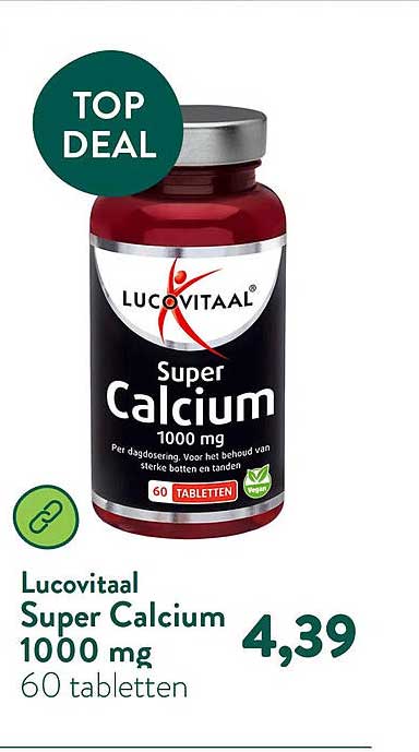 Lucovitaal Super Calcium 1000 mg 60 tabletten