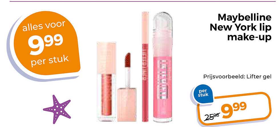 Maybelline New York lip make-up