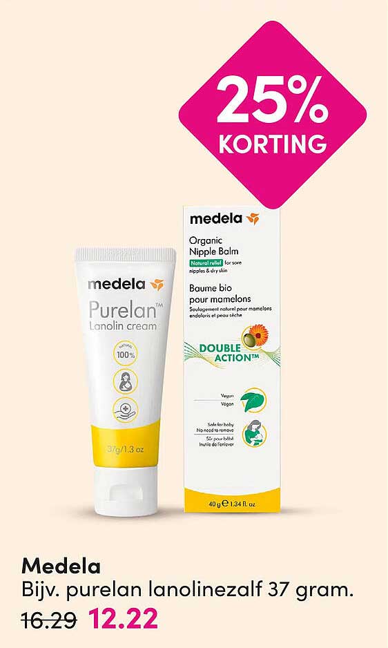 Medela Bijv. purelan lanolinezalf 37 gram 25% KORTING